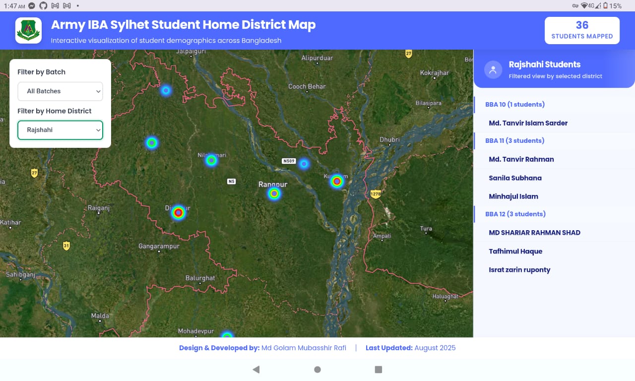 Army IBA Sylhet Event
